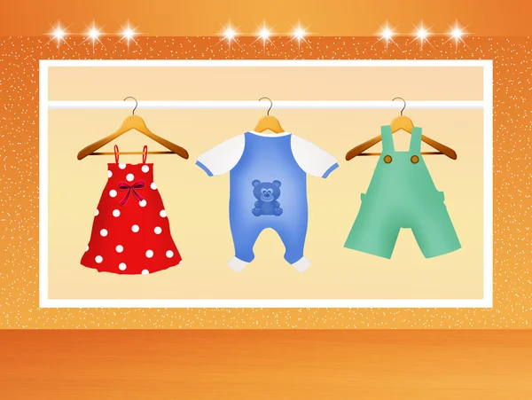 Baby clothes — Stock Photo, Image