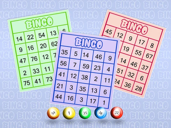 Bingo karty — Stock fotografie