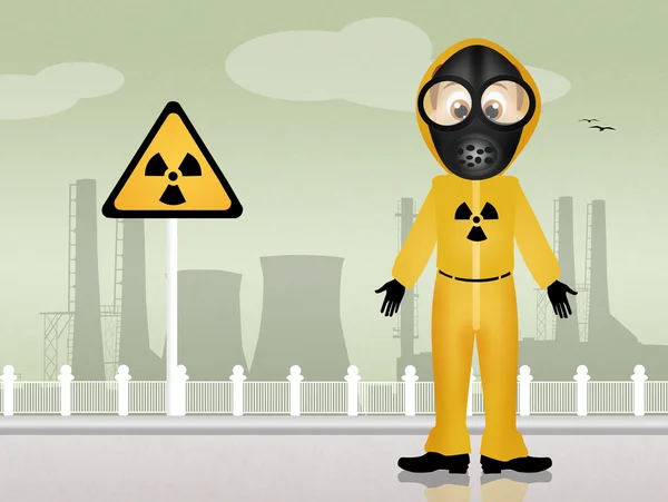 Radiation hazard risk — Stock Photo, Image