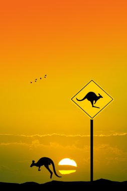 Kanguru dikkat işareti