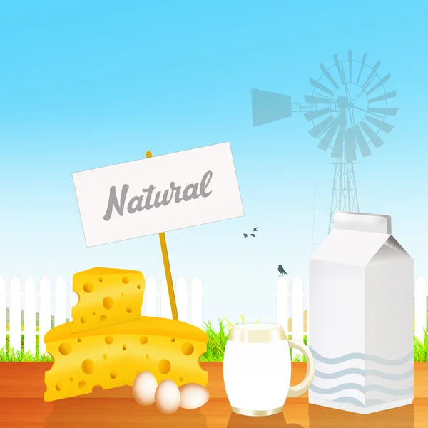 Świeżych produktów mlecznych — Zdjęcie stockowe