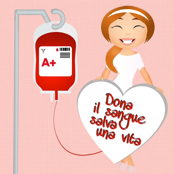 Donazione di sangue — Foto Stock