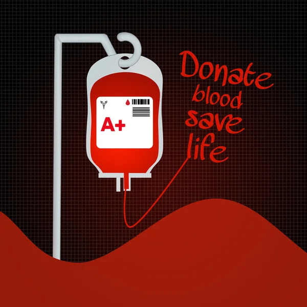 献血 — 图库照片