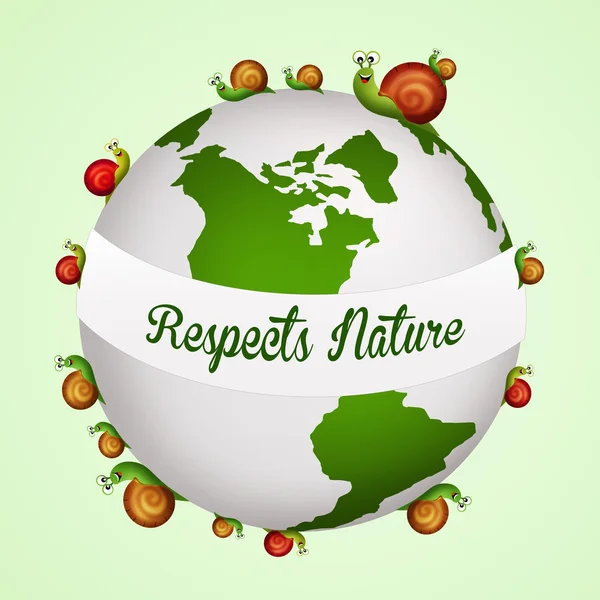 Respeta la naturaleza — Foto de Stock