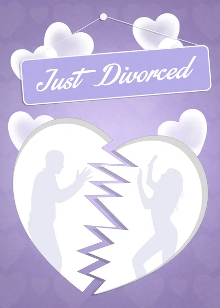 Just divorced — Stock Photo, Image