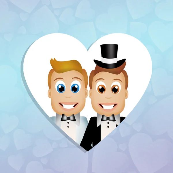 Matrimonio gay — Foto Stock