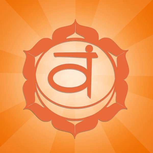 Sacraal chakra — Stockfoto