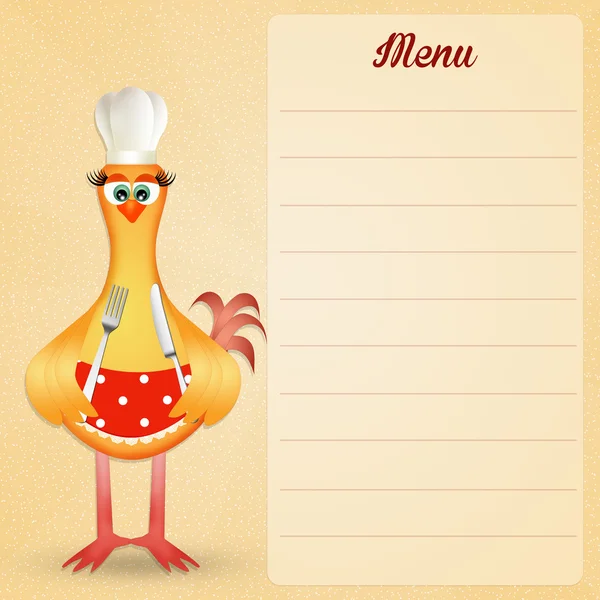 Funny menu — Stock Photo, Image