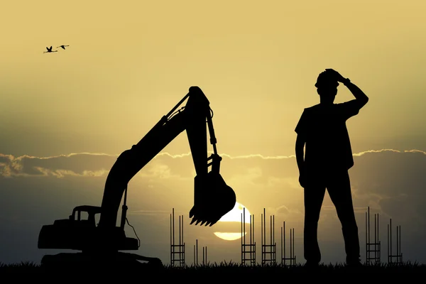Werknemer bouw — Stockfoto