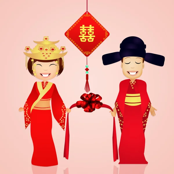 Matrimonio cinese — Foto Stock