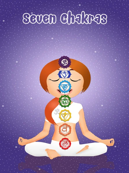 Seven Chakras — Stock Photo, Image