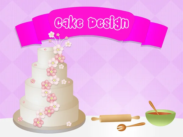 Cake design — Stock Photo, Image