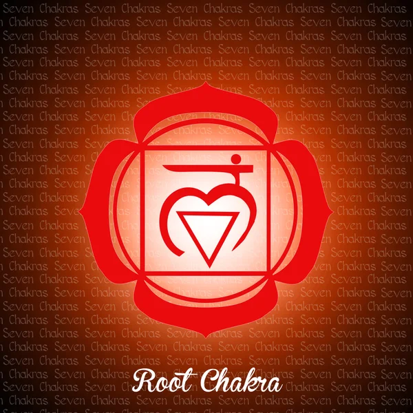 Root chakra — Stock Photo, Image