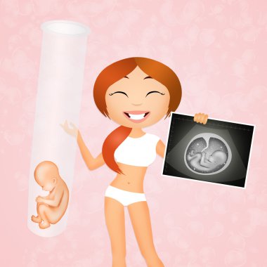 Test-tube baby clipart