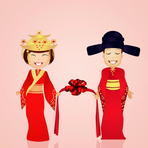 Κινέζικο γάμο — Φωτογραφία Αρχείου