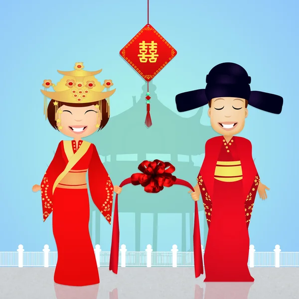 Chinese marriage — Stock Photo, Image