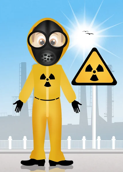 Radiation hazard — Stock Photo, Image