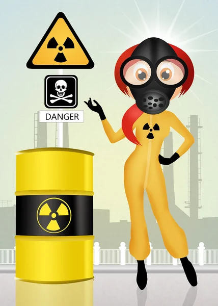 Radiation hazard risk — Stock Photo, Image