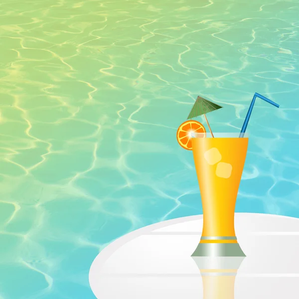 Cocktail on the beach — Stock Photo, Image