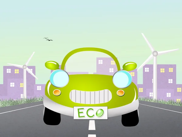 Eco coche — Foto de Stock