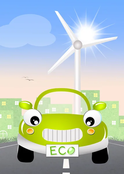 Eco car — Stock Photo, Image