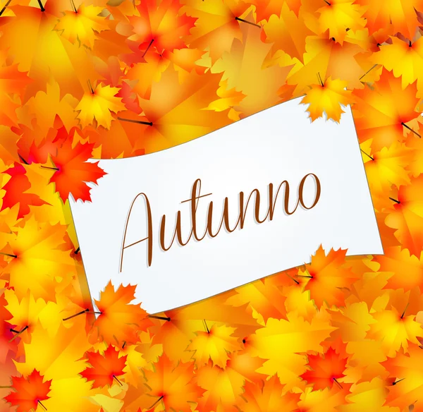 Autumn postcard — Stock Photo, Image