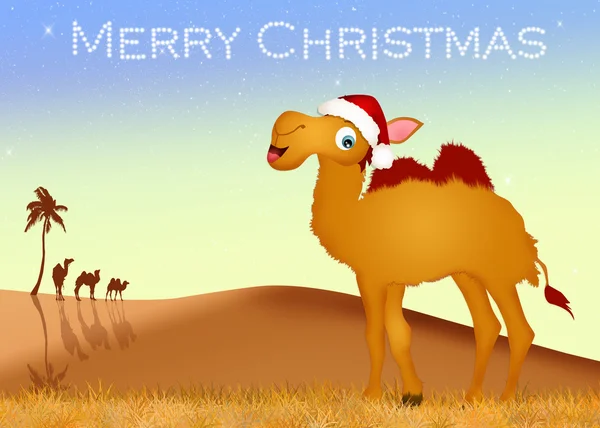 Noel'de deve — Stok fotoğraf