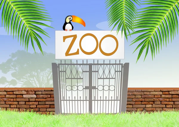 O zoológico — Fotografia de Stock