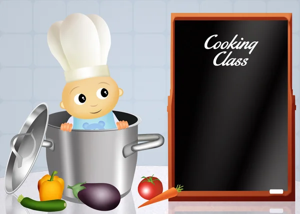 Clase de cocina — Foto de Stock