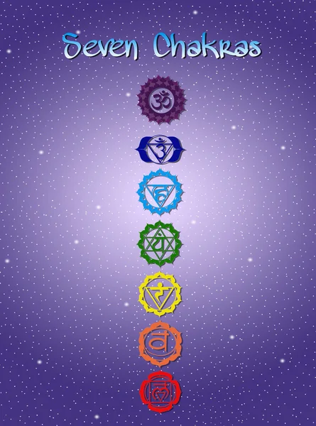 Siete Chakras — Foto de Stock