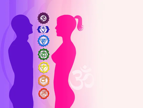 Seven Chakras — Stock Photo, Image