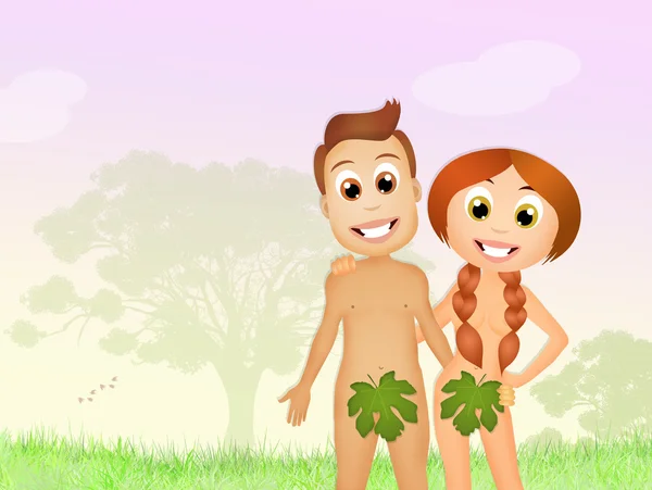 Adam und eve — Stockfoto