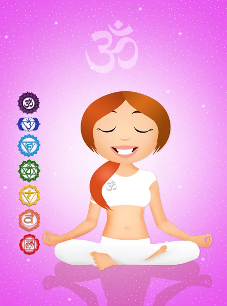 Seven chakras — Stock Photo, Image