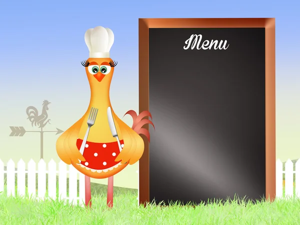 Kyckling cook — Stockfoto
