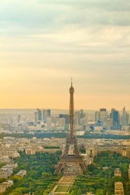Gün batımında, Paris tour Eiffel