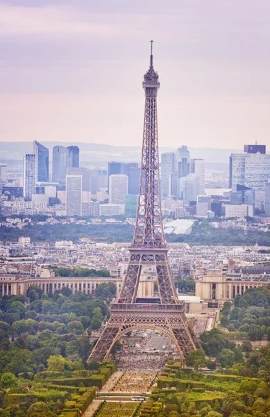 Gün batımında tour Eiffel — Stok fotoğraf