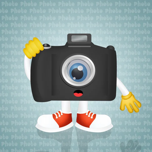 Camera cartoon — Stockfoto