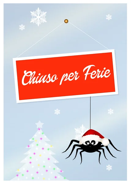 Chiuso per holida — Foto Stock