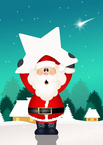 Divertido santa claus — Foto de Stock