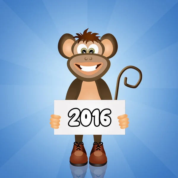 Year of the monkey — Stock Photo, Image