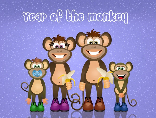 Year of the monkey — Stock Photo, Image