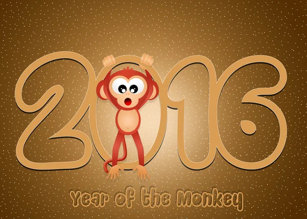 Year of the monkey — Stock Photo, Image