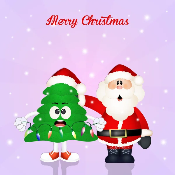 Santa Claus för julgran — Stockfoto