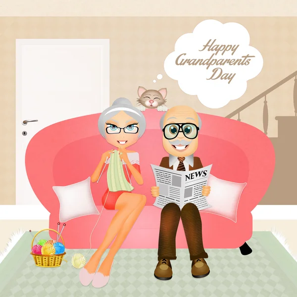 Happy grandparents day — Stock Photo, Image