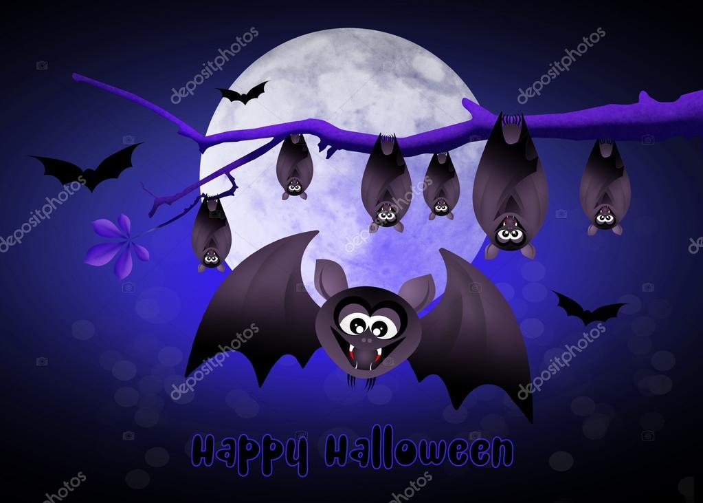 Murciélagos de Halloween: fotografía de stock © adrenalina #86138048 |  Depositphotos
