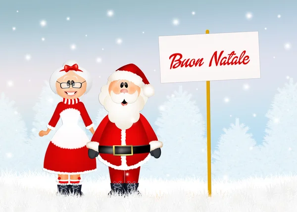 Babbo Natale divertente — Foto Stock