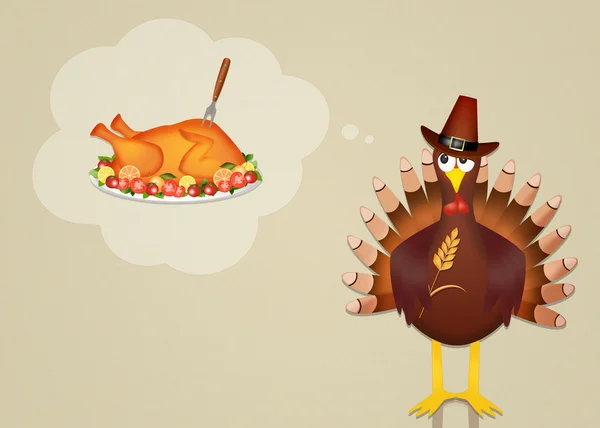 Turquie pour le jour de Thanksgiving — Photo