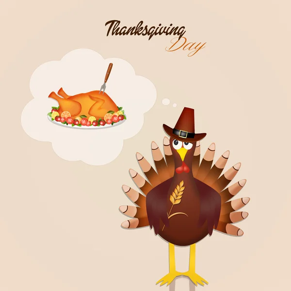 Turkey for Thanksgiving day — Stock Photo, Image
