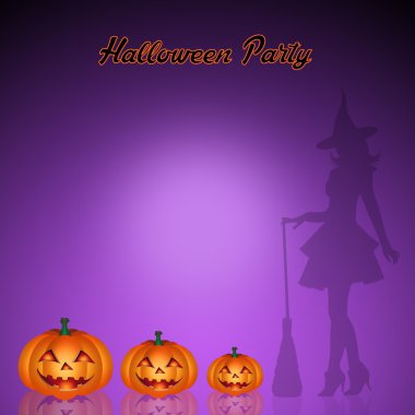 Süpürgeli cadılar bayramı cadısı