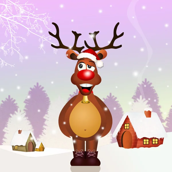 Reindeer at Christmas — Stock Photo, Image